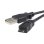 Cabo USB A para Micro USB B StarTech 1m Preto Transferência 480 Mbit/s
