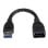 Kabel USB StarTech.com USB-A nach USB-C 15 cm Schnellladung 3A Aramidfaser Schwarz