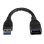 Kabel USB StarTech.com USB-A nach USB-C 15 cm Schnellladung 3A Aramidfaser Schwarz