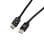 Cable USB C V7 V7USB2C-1M 1 m USB 2.0 Macho-Macho Negro 0,48 Gbit/s
