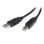 Cable USB StarTech.com USB2HAB2M-A Impresora 2m USB 2.0 A a B Macho/Macho Negro