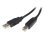 Cable USB StarTech.com USB2HAB2M-A Impresora 2m USB 2.0 A a B Macho/Macho Negro