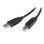 Cable USB StarTech 5m USB 2.0 A-B Impresora Escáner Blindado Negro