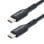 USB-C Kabel StarTech.com CC1M-40G-USB-CABLE 1m 40 Gbps 100W Schwarz