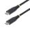 Cable USB C StarTech.com S2CEPR2M-USB-CABLE 2 m Silicona mallada USB 2.0 PD 240 W Negro