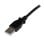 Cabo USB StarTech.com USB 2.0 Tipo A para B Ângulo Direito 2m Preto