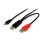 Cabo USB4 V7 USB-C a USB-C 40 Gbit/s 0,8 m Preto