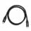Cabo USB V7 V7USB4-80CM USB-C 0,8 m 40 Gbit/s Preto Alta Velocidade