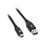 Cavo USB V7 V7UC3A1-1M Nero USB-A a USB-C 1 m placcato oro PVC