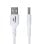 Cabo USB StarTech USB-A para USB-C 1m Branco Carregamento Rápido TPE 3A