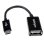 Adattatore USB OTG StarTech 12cm Micro USB B a USB A Nero Plug and Play