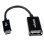 Adattatore USB OTG StarTech 12cm Micro USB B a USB A Nero Plug and Play