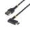 Cabo USB StarTech.com R2ACR-2M-USB-CABLE 2m USB-A para USB-C 3A Branco Resistente Ângulo Direito