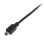 Cabo USB StarTech.com R2CCC-1M-USB-CABLE Resistente Tipo C 1m Rizado Preto