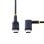 Cabo USB-C StarTech USB2CCAR1M em ângulo reto 1 m Preto 3A 60W PD Fibra Aramida