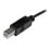 Cabo USB StarTech USB2CB2M 2m USB-C para USB-B Macho/Macho Preto