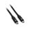 Cavo USB-C V7 CBLCU2-2E Nero 2 m Connettori Maschio USB-C Oro PVC AWG 23/30