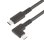 Cable USB-C StarTech 50cm Acodado USB 3.2 Gen 2 10Gbps 100W DisplayPort 4K Noir