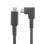 Cabo USB-C StarTech.com USB 3.2 Gen 2 0,5m Preto 100W 10Gbps Acodado Power Delivery