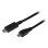 Cable USB-C StarTech 50cm Acodado USB 3.2 Gen 2 10Gbps 100W DisplayPort 4K Noir
