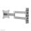 Monitorhalterung Neomounts FPMA-W830 Full Motion Wandmontage Silber 10-27 Zoll Aluminium