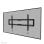 TV-Wandhalterung Neomounts WL30-550BL18 43-86" ultraflach bis 60 kg Stahl Schwarz