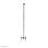 Soporte de techo Neomounts CL35-440BL16XL ultra largo para pantallas 37-70" inclinable y giratorio