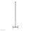 Soporte de techo Neomounts CL35-440BL16XL ultra largo para pantallas 37-70" inclinable y giratorio