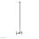 Soporte de techo Neomounts CL35-440BL16XL ultra largo para pantallas 37-70" inclinable y giratorio