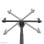 Soporte de techo Neomounts CL35-440BL16XL ultra largo para pantallas 37-70" inclinable y giratorio
