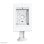 Suporte para tablet Neomounts DS15-640WH1 9.7-11 polegadas bloqueável branco aço