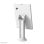 Suporte para tablet Neomounts DS15-640WH1 9.7-11 polegadas bloqueável branco aço
