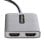 MST Hub DisplayPort StarTech.com DP 1.4 DSC HBR3 2x HDMI 4K 60Hz 0,3m Schwarz-Grau