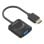 AISENS A122-0947 adaptador de cable de vídeo 0,15 m HDMI tipo A (Estándar) VGA (D-Sub)