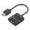 AISENS A122-0947 adaptador de cable de vídeo 0,15 m HDMI tipo A (Estándar) VGA (D-Sub)