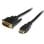 HDMI-DVI-D Kabel StarTech HDDVIMM50CM 0,5 m vergoldete Stecker Schwarz PVC