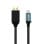 Cabo Adaptador USB-C i-tec HDMI 4K 2m Preto Compatível Thunderbolt 3 Plug & Play