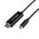 Cable USB-C V7 V7UCHDMI-1M 1 m 4K HDMI negros transfer 21.6 Gbps Plug and Play