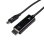 Cable USB-C V7 V7UCHDMI-1M 1 m 4K HDMI negros transfer 21.6 Gbps Plug and Play