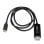 Cable USB-C V7 V7UCHDMI-1M 1 m 4K HDMI negros transfer 21.6 Gbps Plug and Play