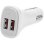 Carregador Auto USB Dupla Porta Startech 24W 4.8A Branco Smart IC