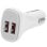 USB Autoladegerät StarTech.com Dual Port 24W 4.8A Smart IC Weiß Kompatibel Universal
