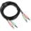 Cable KVM Trendnet TK-CD06 DVI-I USB Audio 1,8 m Negro