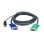 KVM-Kabel ATEN 2L-5201U USB SPHD 3-in-1 1,2 m VGA Schwarz HD-15 USB A SPHD-15