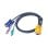 KVM Kabel ATEN 3 m schwarz PS/2 VGA HDB-15 SPHD-15 3-in-1 Male zu Male
