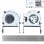 Ventilador para portátil Asus Ux501j Ux501 Ux501jw Ux501vw 13nb07d1t05011 Eg50050s1-c640-s9a