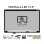 Ecrã de vidro de 13,3" para portátil Lenovo Thinkpad X380 Yoga 20lh FHD 02da168