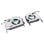 Ventola CPU+GPU per laptop Asus Vivobook Pro 15 OLED K3500 M3500q M6500 M7600q