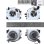 Ventiladores para portátil MSI GF75 MS-17F1 17F2 17F4 17F5 N415 N416
