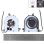 Ventilador CPU para portátil MSI Modern PS63 8RC 8M MS-16S1 16S3 16S2